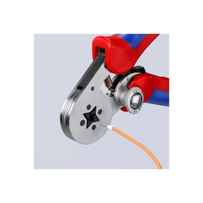คีมย้ำหางปลาเฟอร์รูลสี่เหลี่ยม KNIPEX รุ่น 97 55 04