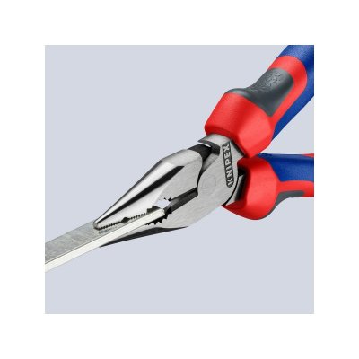 คีมรวมปากแหลม เคลือบดำ ด้ามหนา KNIPEX รุ่น 08 22 145 (มีขนาด 145/185 มม.)