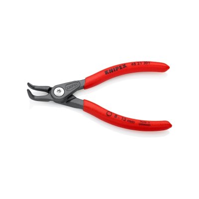 คีมหุบแหวน Precision ปากงอ ปลาย KNIPEX (5"/130 มม 0.9 มม/5"/130 มม 1.3 มม/7"/170 มม 1.8 มม) รุ่น K521-4821J01