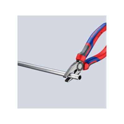 คีมอเนกประสงค์เคลือบดำ ด้ามพลาสติกหนา KNIPEX รุ่น 03 02 180