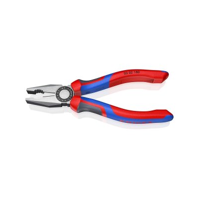 คีมอเนกประสงค์เคลือบดำ ด้ามพลาสติกหนา KNIPEX รุ่น 03 02 180