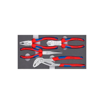 ชุดคีมในถาดโฟม KNIPEX 4 ชิ้น รุ่น 00 20 01 V17