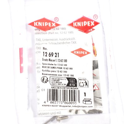 ชุดใบมีดปอกสายไฟ KNIPEX รุ่น 12 69 21 (สำหรับคีมปอกสายไฟ 12 62 180)