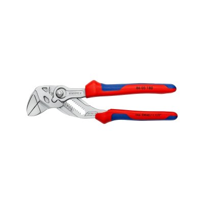 ประแจคีมท่อเหลี่ยม เคลือบโครม ด้ามหนา KNIPEX 180 มม. รุ่น K521-8605180
