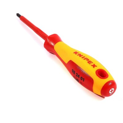 ไขควงกันไฟหัวแฉก KNIPEX ขนาด PH1 4.5x80 มม. รุ่น 98 24 01