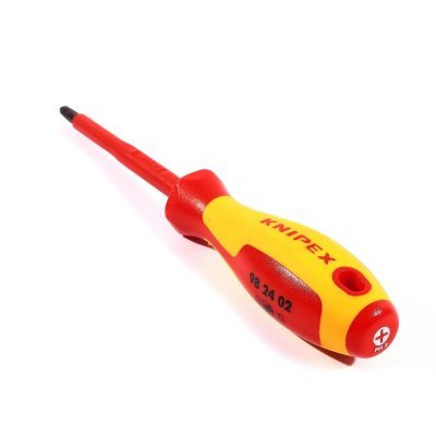 ไขควงกันไฟหัวแฉก KNIPEX ขนาด PH2 6.0x100 มม. รุ่น 98 24 02