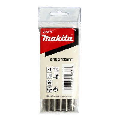 ดอกเจาะเหล็ก MAKITA ขนาด 10 มม.–23/64" รุ่น MP007280 (10 ดอก)