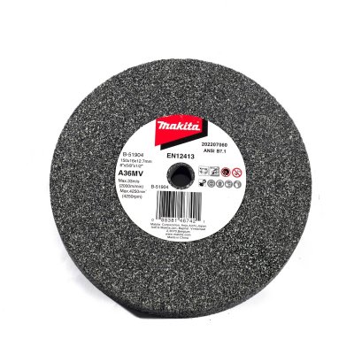 หินไฟอะไหล่ เกรด A สีเทา MAKITA รุ่น MPB-51904 (ใช้กับ GB602 6" และ GB801 8" เกรด 36P/60P)