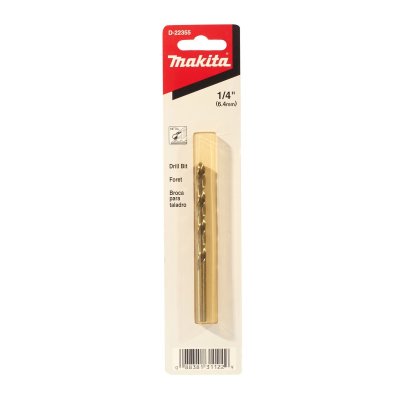 ดอกเจาะเหล็ก HSS-G MAKITA ขนาด 1/4"-9/32" (1 ดอก) รุ่น D-22355