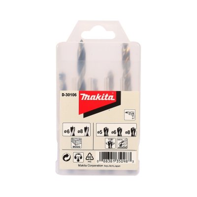 ชุดดอกเจาะไม้และเหล็ก MAKITA รุ่น D-30106 (5 ชิ้น/ชุด)