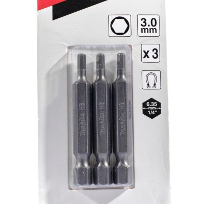 ดอกไขควง HEX-3 T-40x50MM MAKITA รุ่น MPB-25448 (3ดอก/ชุด)