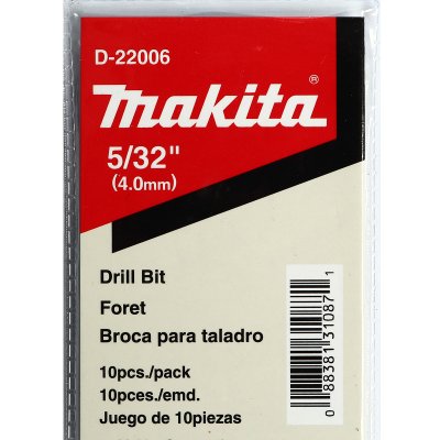 ดอกเจาะเหล็ก MAKITA ขนาด 5/32"–9.5 มม. รุ่น MP007410 (10 ดอก)