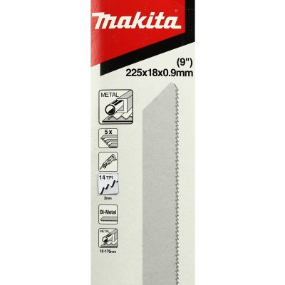 ใบเลื่อยชัก MAKITA JR3050T ตัดโลหะ 14T/18T/24T 225MM (5 ใบ)
