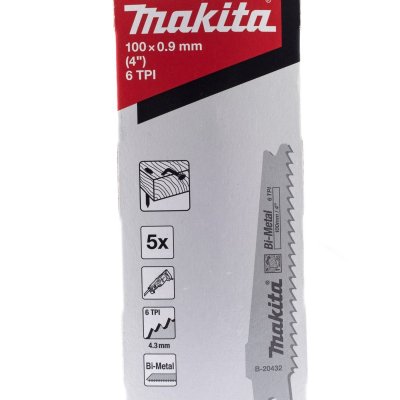 อะไหล่ใบเลื่อย MAKITA JR100D 100MM BI-METAL (5 ใบ/แพ็ค)