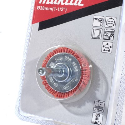 ล้อแปรงไนลอนหยาบ สีส้ม #80 MAKITA รุ่น MPD-45565 (38/50/63/75/100MM)