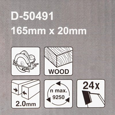ใบเลื่อยวงเดือนรู MAKITA รุ่น D-50491/D-50566 ขนาด 6-9 นิ้ว 24-60 ฟัน