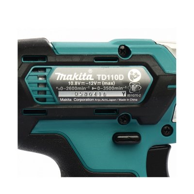 ไขควงกระแทกไร้สาย 12V (No Box) MAKITA รุ่น TD110DZ