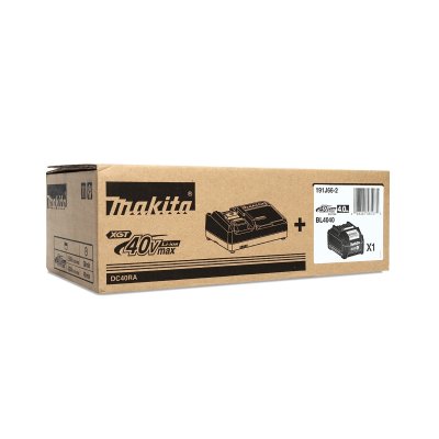 ชุดแบตเตอรี่ MAKITA 40V MAX BL4040 + แท่นชาร์จ DC40RA