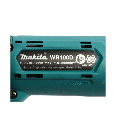 เครื่องขันบล๊อกไร้สาย MAKITA 12V/18V รุ่น WR100DZ (ไม่รวมแบตเตอรี่-แท่นชาร์จ)