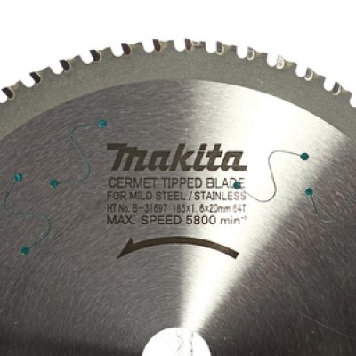 ใบเลื่อยตัดเหล็ก 7"x64T MAKITA รุ่น MPB-31697 (ใช้กับเครื่องตัดเหล็ก MAKITA 4131)