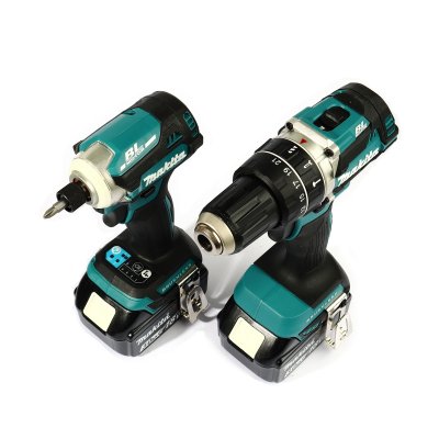 ชุดคอมโบเครื่องมือไฟฟ้าไร้สาย MAKITA 18V DHP484Z+DTD171Z พร้อมแบต 2 ก้อนและกล่อง MAKPAC รุ่น DLX2315J
