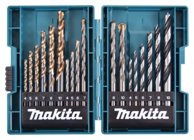 ชุดดอกสว่านเจาะ ไม้ เหล็ก ปูน 18ดอก M-FORCE B-49432 MAKITA