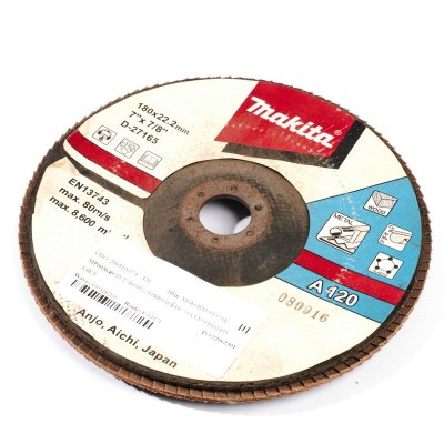 กระดาษทรายซ้อน (Flap Disc) MAKITA รุ่น D-27165 ขนาด 7 นิ้ว เบอร์ A120 แบบองศา
