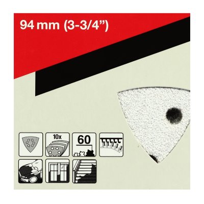 กระดาษทรายลอกสี สีขาว MAKITA #60-#320 รุ่น TM3000C