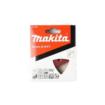 กระดาษทรายไม้ คละเบอร์ สีแดง MAKITA 10 แผ่น รุ่น TM3000C