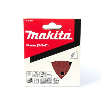กระดาษทรายไม้ สีแดง MAKITA #100-#240 รุ่น TM3000C