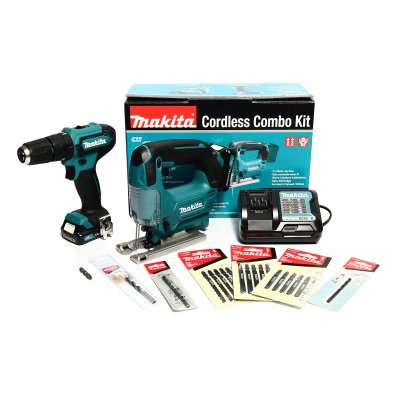ชุดคอมโบสว่านกระแทก-เลื่อยจิ๊กซอไร้สาย MAKITA 12V รุ่น CLX230X1 (HP333DZ+JV101DZ)