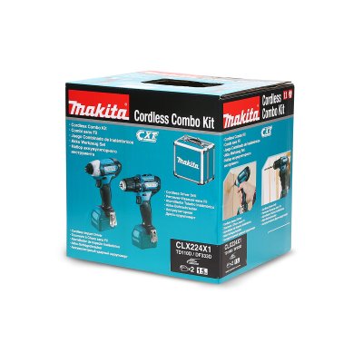 ชุดคอมโบสว่านไขควง-ไขควงกระแทกไร้สาย MAKITA 12V รุ่น CLX224X1 (DF333DZ+TD110DZ)