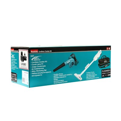 ชุดคอมโบเครื่องดูดฝุ่น-เป่าลมไร้สาย MAKITA 12V รุ่น CLX246SX1 (CL107FDZW+UB100DZ)