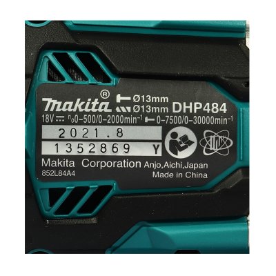 ชุดคอมโบเครื่องมือไฟฟ้าไร้สาย MAKITA 18V DHP484Z+DTD156Z แบต 3.0AHx2 รุ่น DLX2417J