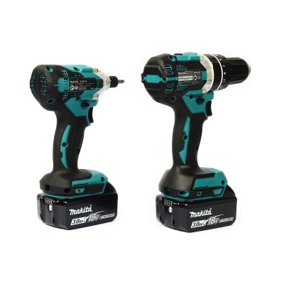 ชุดคอมโบเครื่องมือไฟฟ้าไร้สาย MAKITA 18V DHP484Z+DTD156Z แบต 3.0AHx2 รุ่น DLX2417J