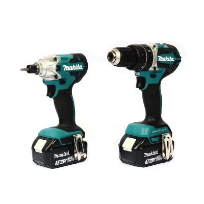 ชุดคอมโบเครื่องมือไฟฟ้าไร้สาย MAKITA 18V DHP484Z+DTD156Z แบต 3.0AHx2 รุ่น DLX2417J