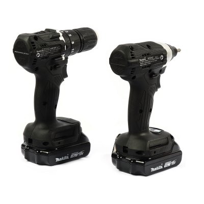ชุดคอมโบเครื่องมือไฟฟ้าไร้สาย MAKITA DHP487+DTD157 สีดำ แบต 1.5AHx2 รุ่น DLX2414X7B