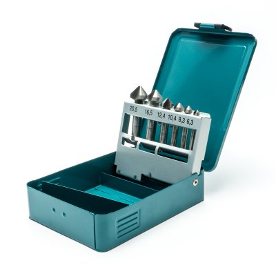 ชุดดอกคว้านหัวเรียบ Countersink 90 องศา MAKITA รุ่น D-42204 (6 ดอก)