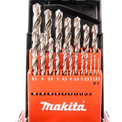 ชุดดอกสว่านเจาะเหล็ก HSS MAKITA 19 ดอก รุ่น D-29941