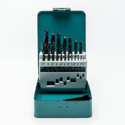 ชุดดอกสว่านเจาะเหล็กสีดำ MAKITA รุ่น D-54081 (19 ดอก)