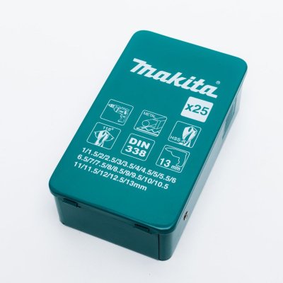 ชุดดอกสว่านเจาะเหล็กสีดำ MAKITA รุ่น D-54097 (25 ดอก)