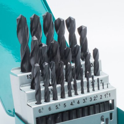 ชุดดอกสว่านเจาะเหล็กสีดำ MAKITA รุ่น D-54097 (25 ดอก)