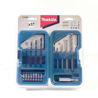 ชุดดอกสว่านและดอกไขควง 17 ชิ้น MAKITA รุ่น MPD-53693