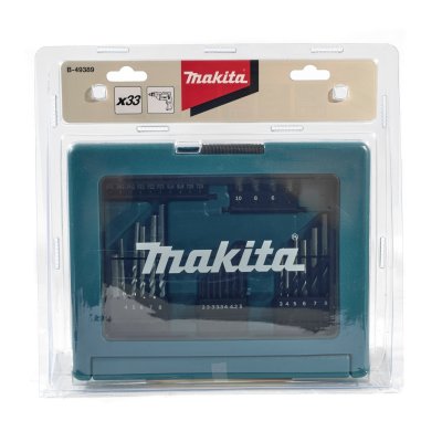 ชุดดอกสว่านและดอกไขควงรวม 33 ชิ้น MAKITA รุ่น B-49389 (กล่องแท็บเล็ต)