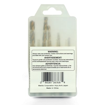ชุดดอกเจาะเหล็ก HSS ก้านหกเหลี่ยม MAKITA รุ่น D-35318 (5 ดอก)