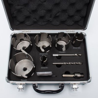 ชุดดอกเจาะโฮลซอคาร์ไบด์ MAKITA 10 ชิ้น (ขนาดใหญ่) พร้อมกล่อง รุ่น D-51297