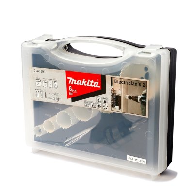 ชุดดอกเจาะโฮลซอไบเมทัล MAKITA 6 ชิ้น (20-65มม.) รุ่น D-47139