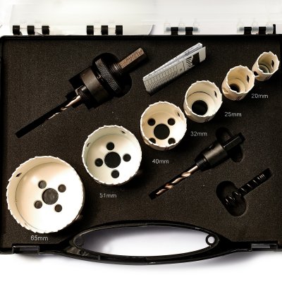 ชุดดอกเจาะโฮลซอไบเมทัล MAKITA 6 ชิ้น (20-65มม.) รุ่น D-47139