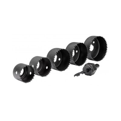 ชุดดอกเจาะโฮลซอไม้ MAKITA 6 ชิ้น (32-64มม.) รุ่น D-70203