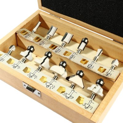 ชุดดอกเร้าเตอร์ 12 ตัว ก้าน 1/4 MAKITA รุ่น D-53584